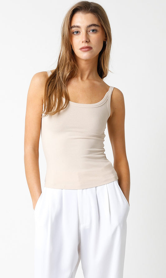 ROUND NECK TANK TOP