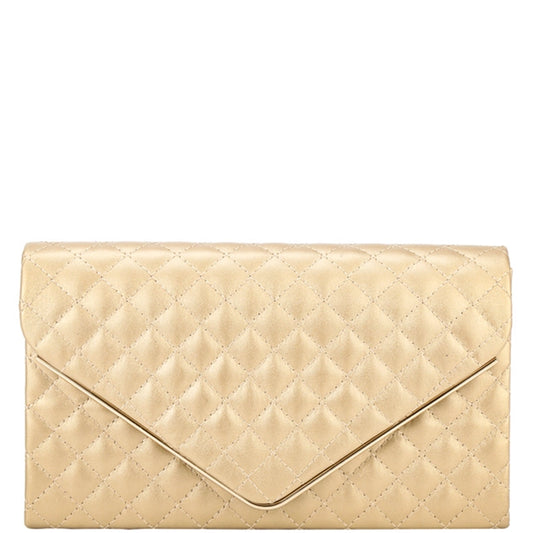 QUILTED ENVELOPE CLUTCH