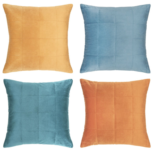 NEBULA QUITLED VELVET PILLOWS