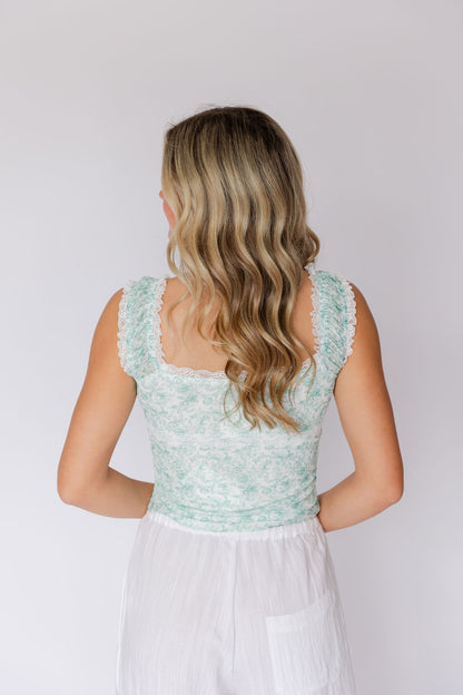 Front Tie Lace Top