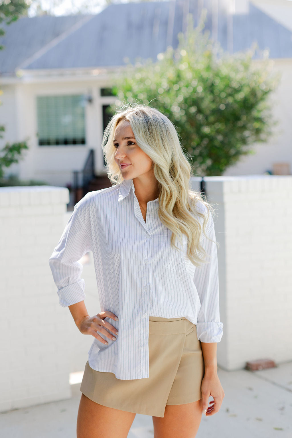 Annalise Button Down Top