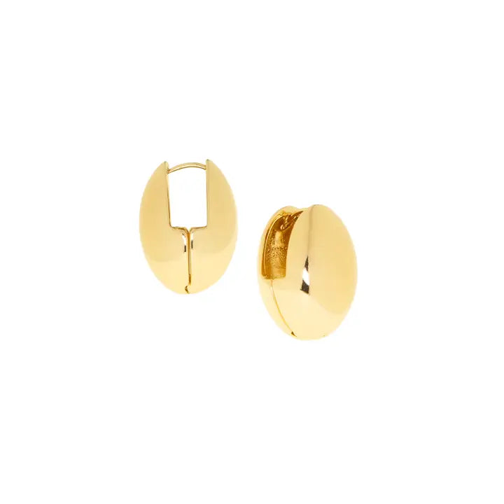 Oval Hinge Closure Earring