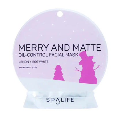 Holiday Snow Globe Facial Masks