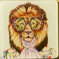 Big Cat Acrylic Coasters